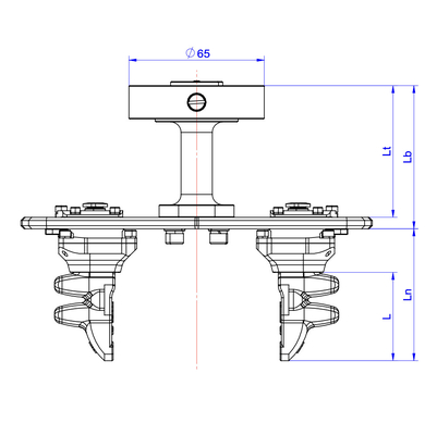 Automobile Industry 1500g Pneumatic Soft Robotics Hand