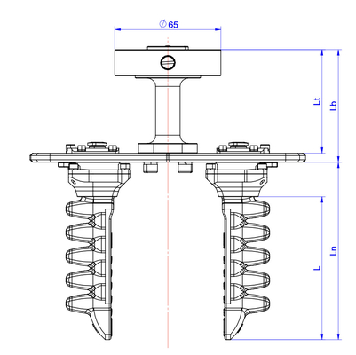 ISO9001 4200g Universal Soft Pneumatic Gripper