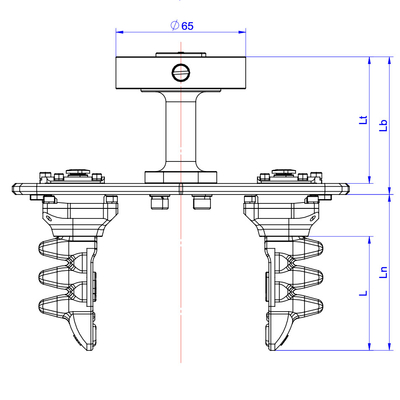 Automotive Industry 3500g Flexible Robot Gripper